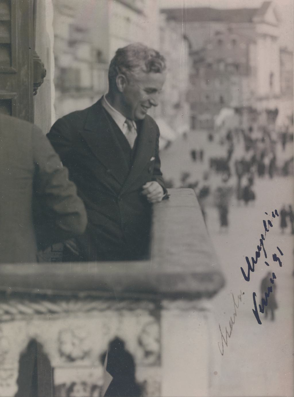 Charlie Chaplin Autographed Photo