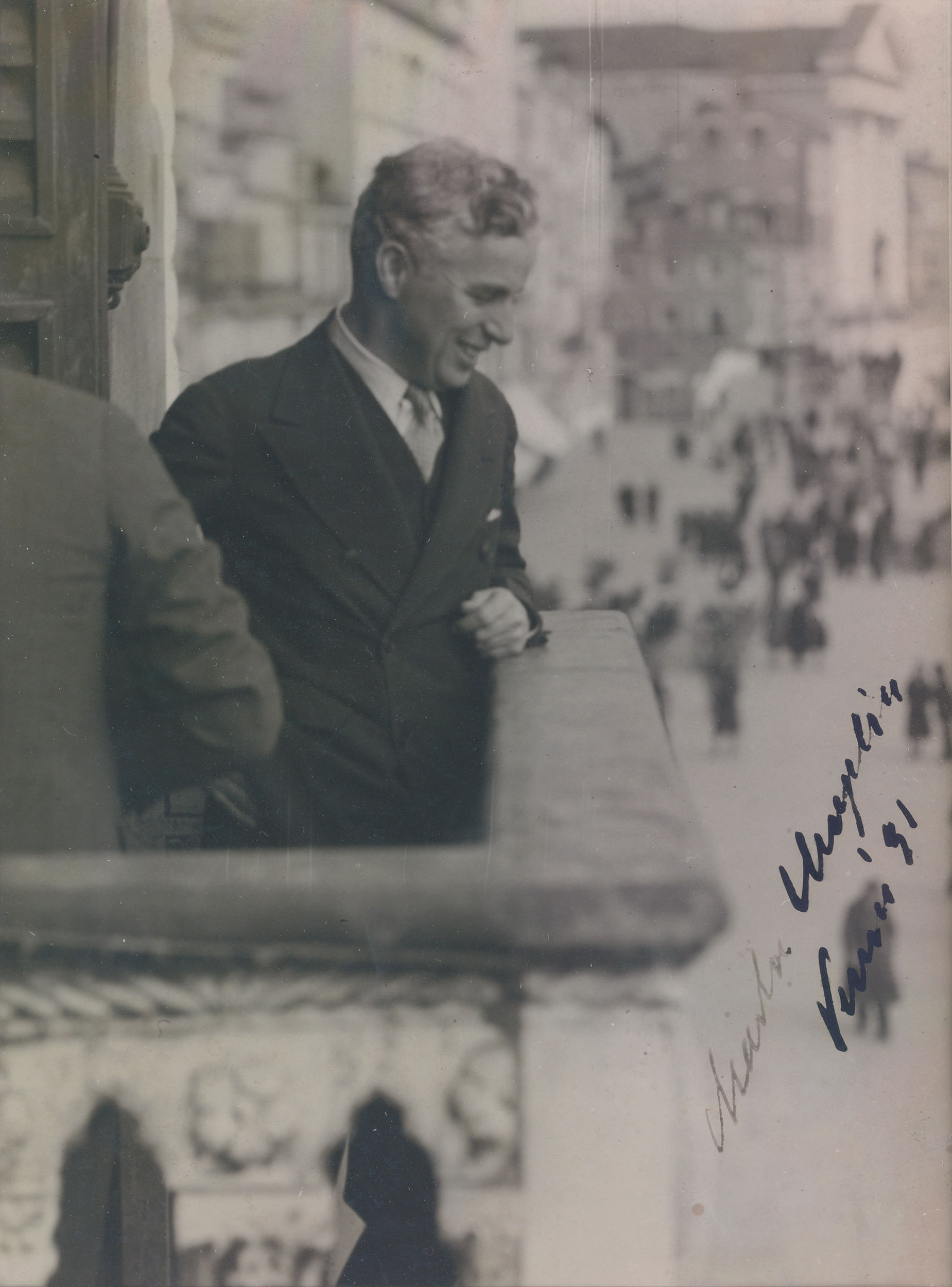 Charlie Chaplin Autographed Photo