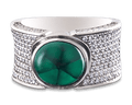 Colombian Trapiche Emerald Ring, 4.34 Carats