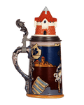 Medieval Knight Mettlach Beer Stein