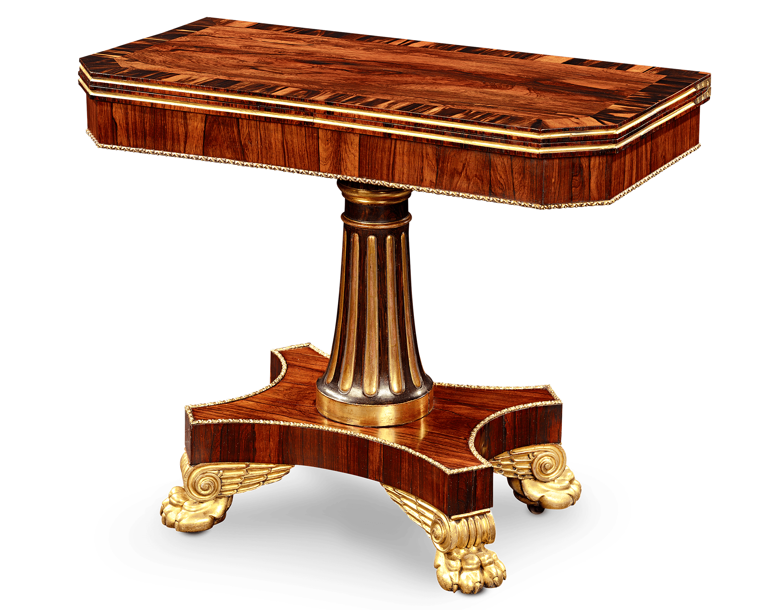 Regency Rosewood Card Tables