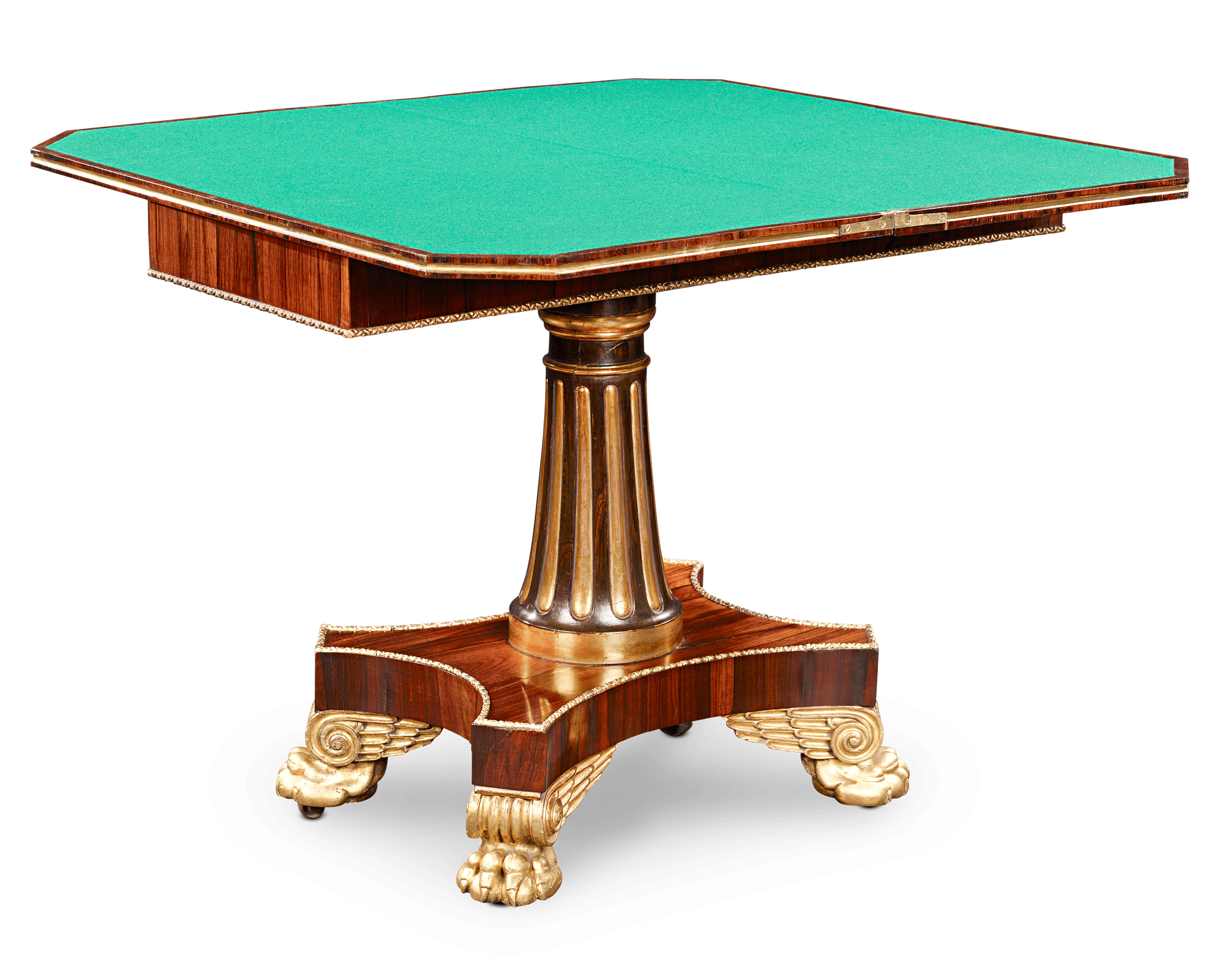 Regency Rosewood Card Tables