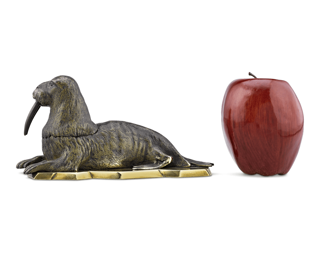 Vienna Bronze Walrus Inkwell