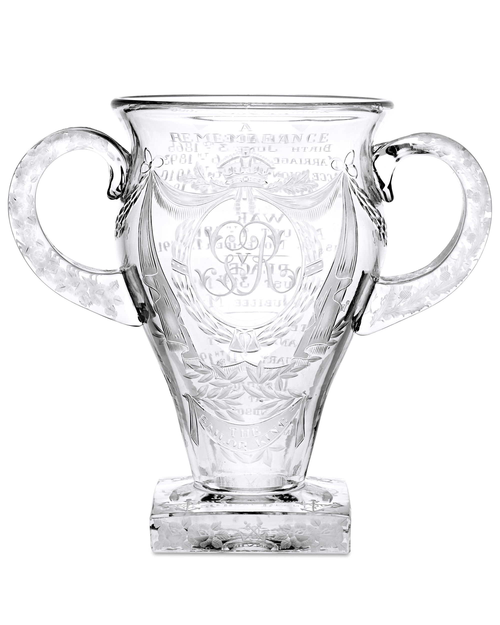 King George V Remembrance Vase