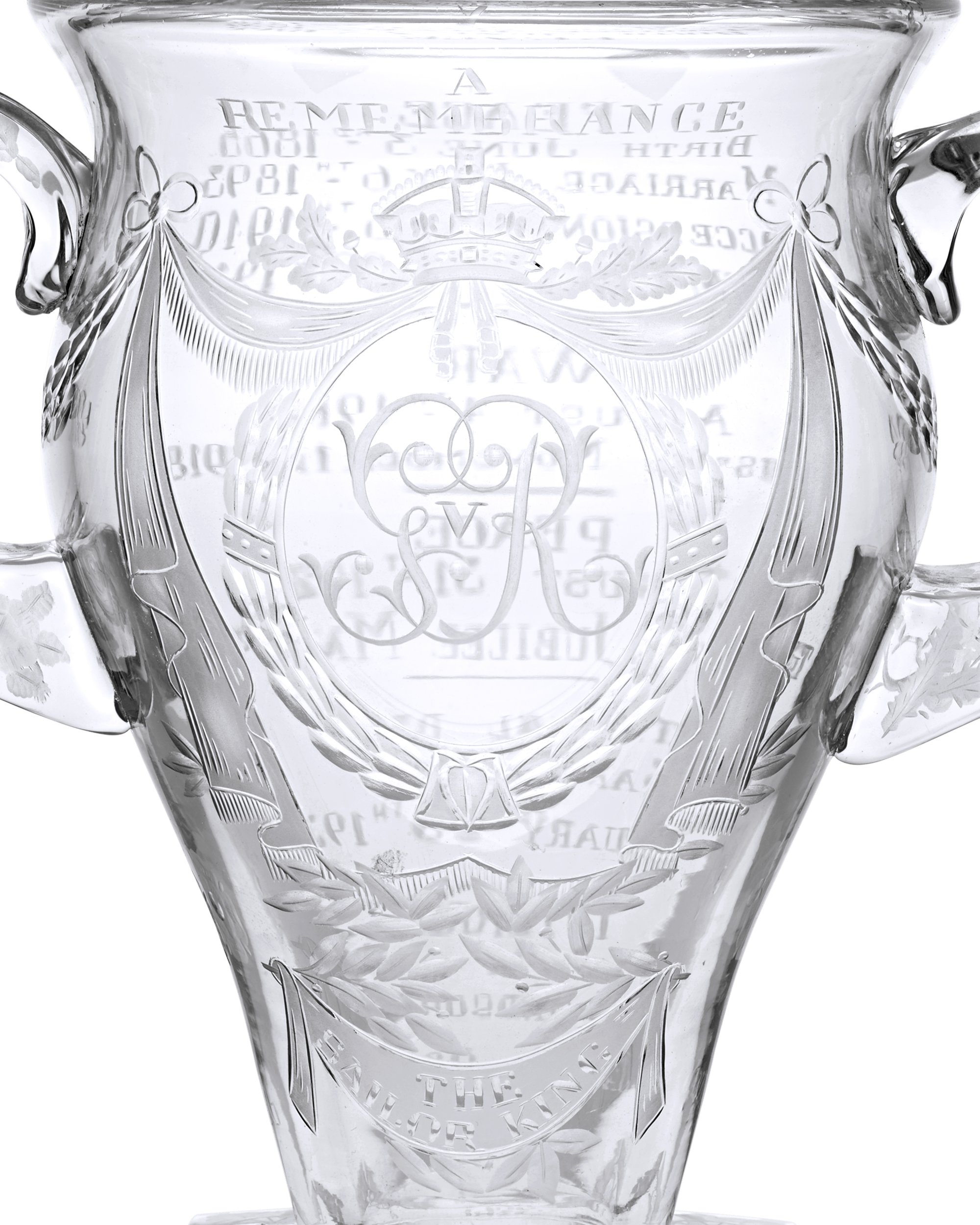 King George V Remembrance Vase