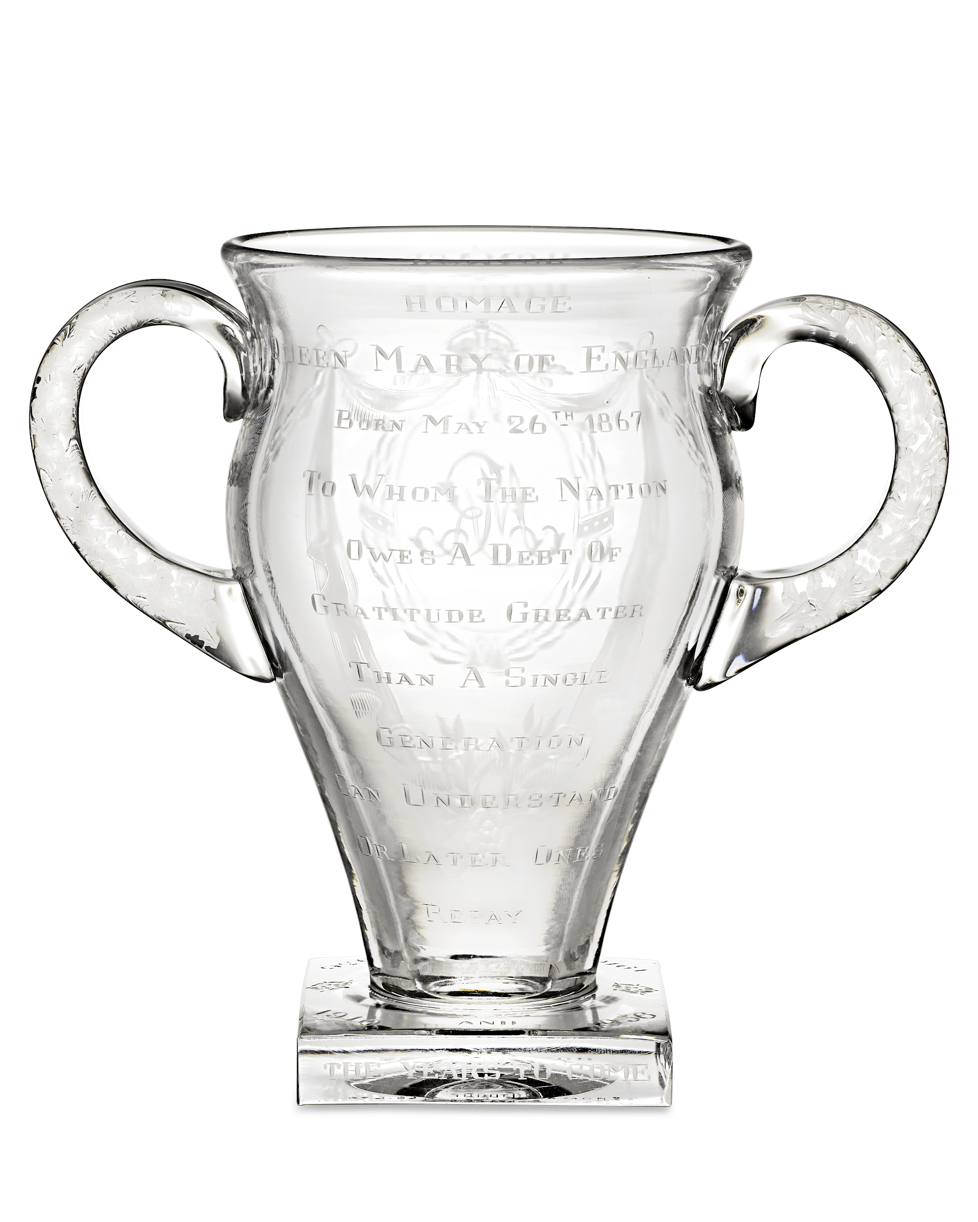 Queen Mary Homage Vase