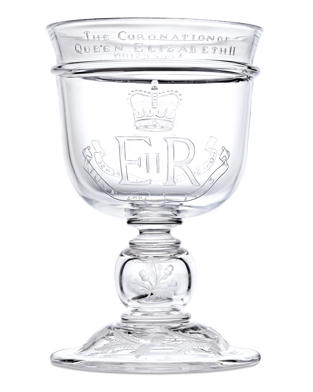 Elizabeth II Commemorative Coronation and Accession Goblet