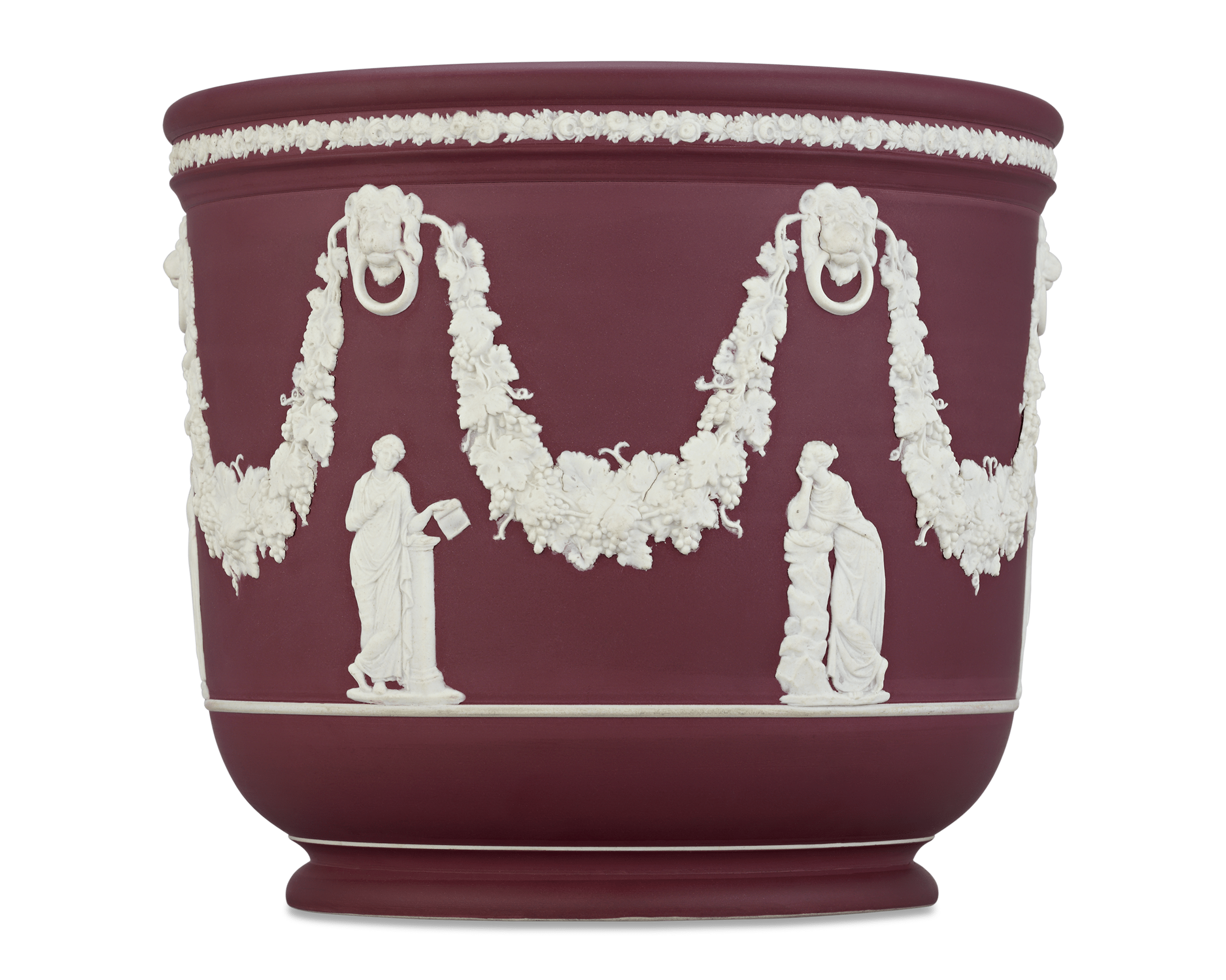 Wedgwood Crimson Jasperware Jardinière