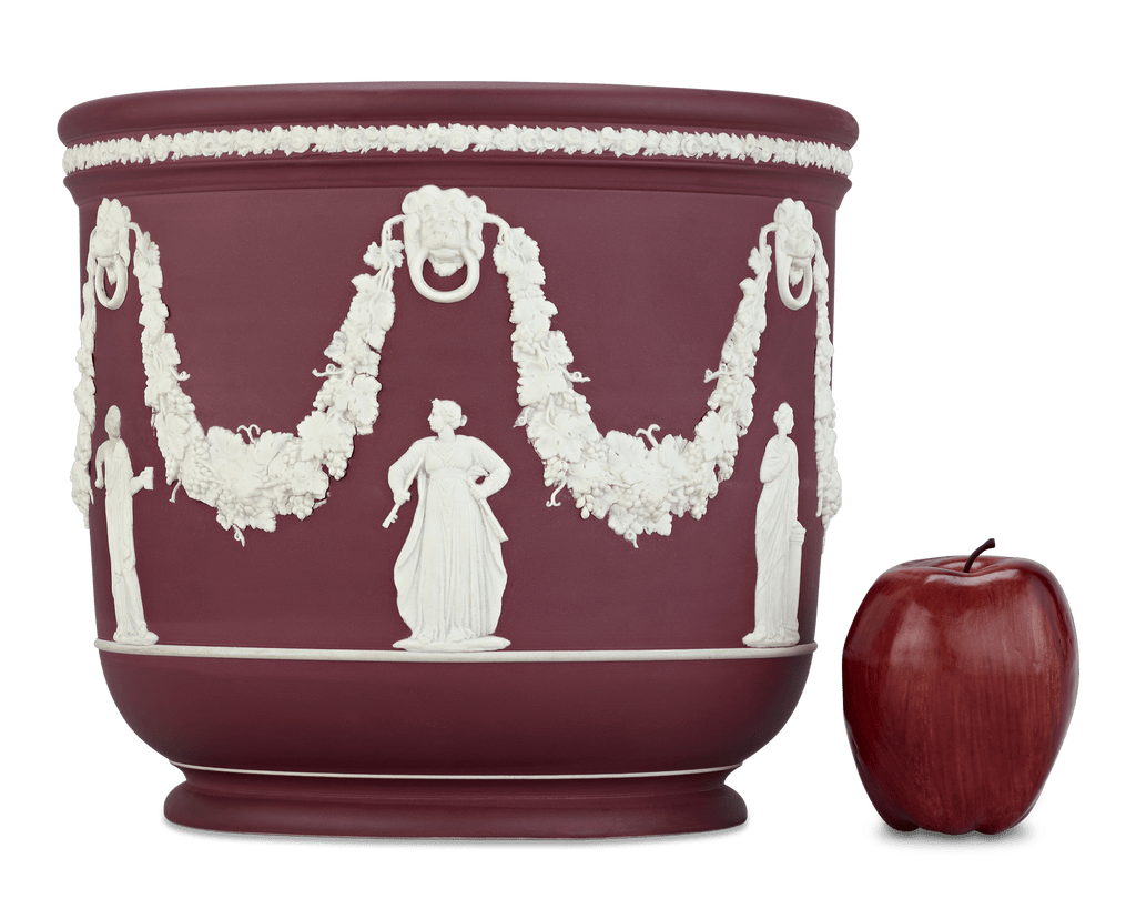 Wedgwood Crimson Jasperware Jardinière