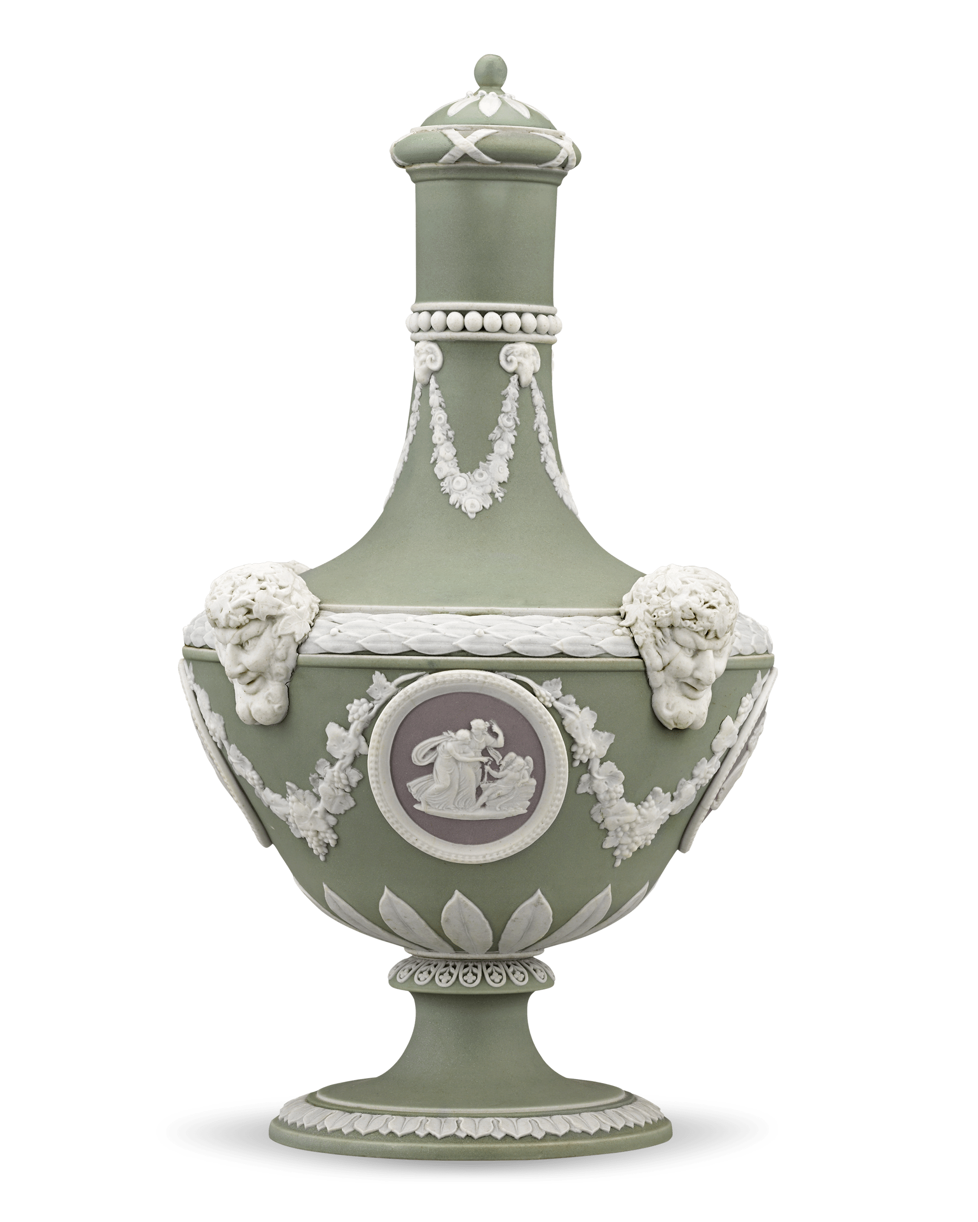 Tri-Color Barber Bottle Vase by Wedgwood