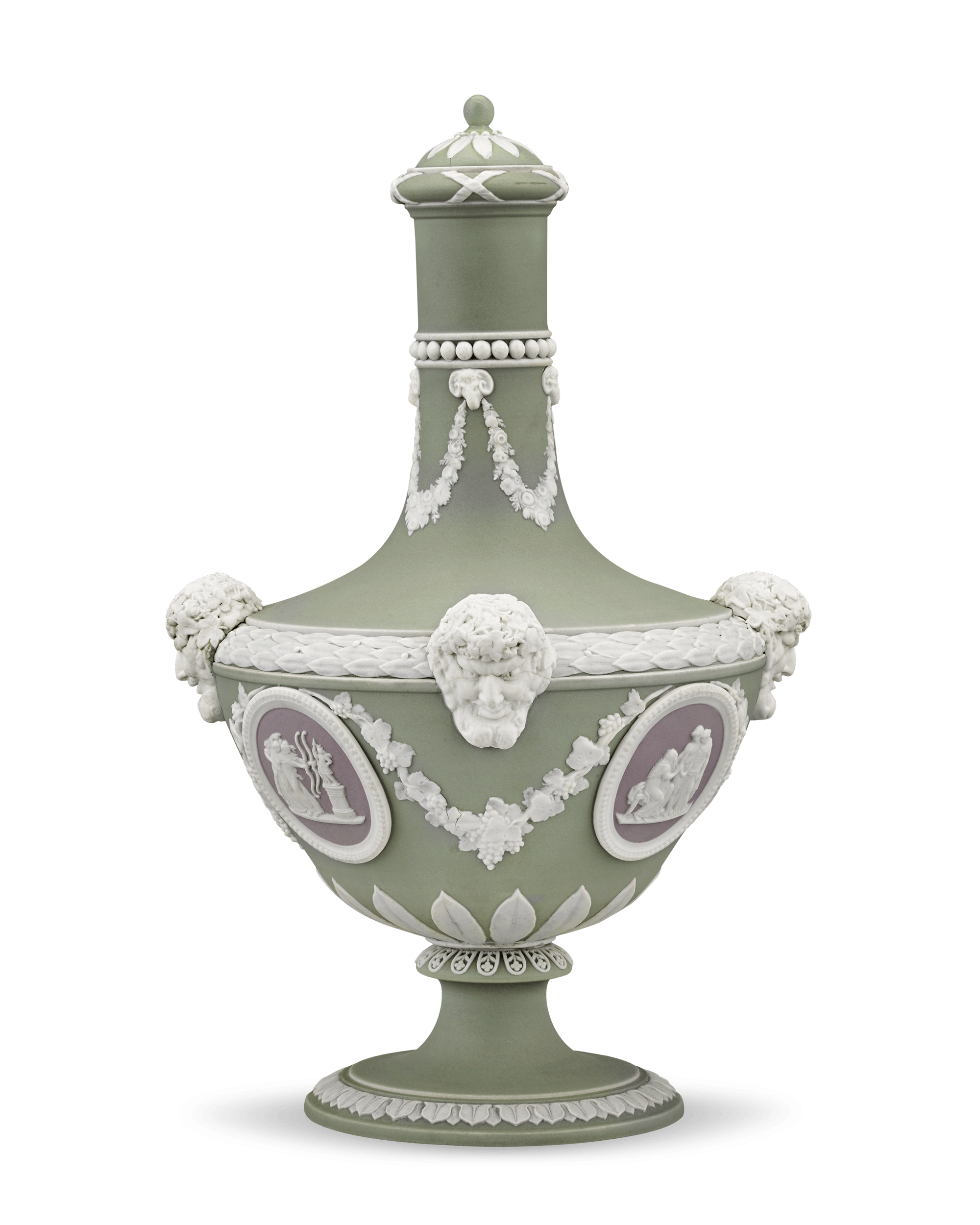 Tri-Color Barber Bottle Vase by Wedgwood