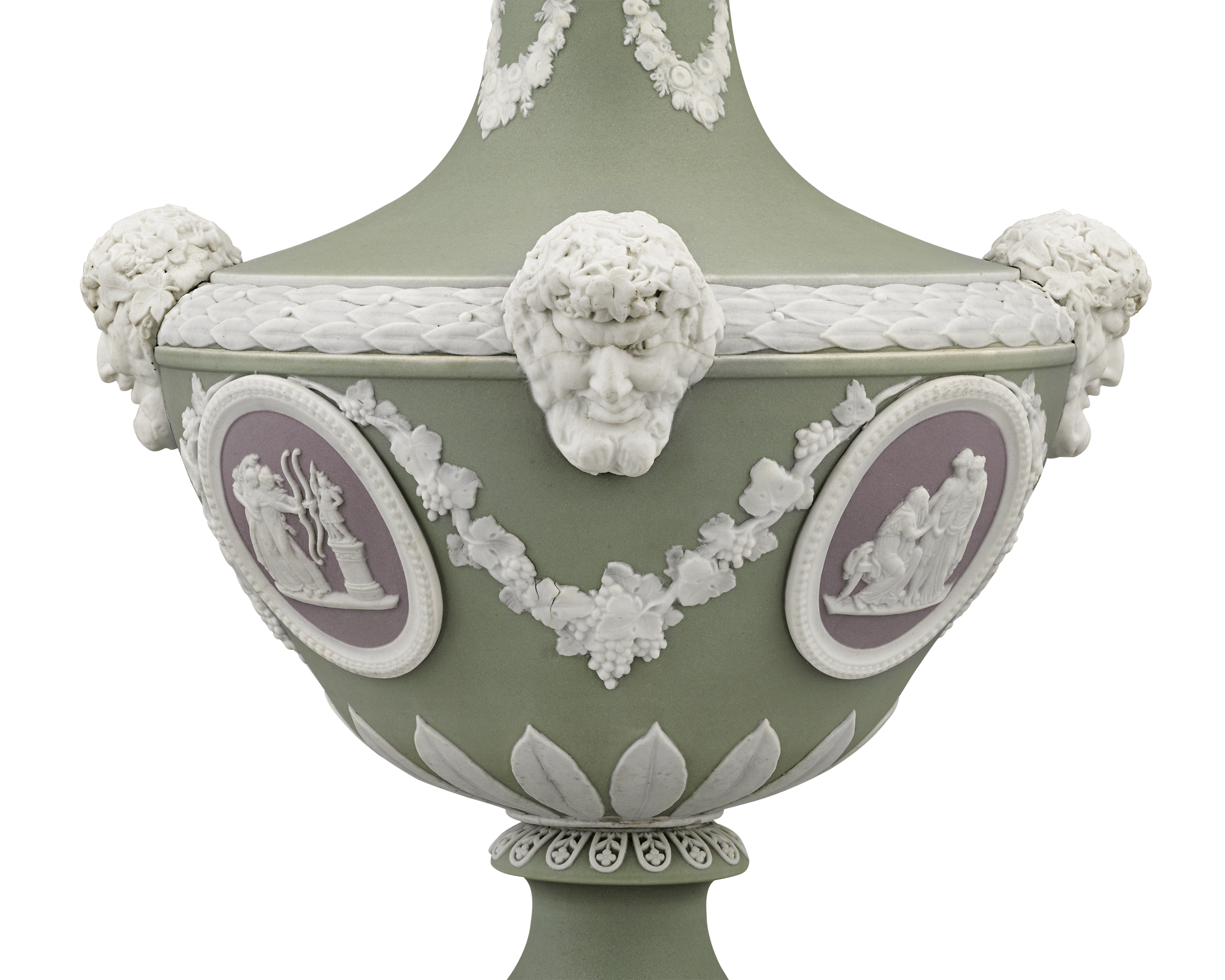 Tri-Color Barber Bottle Vase by Wedgwood