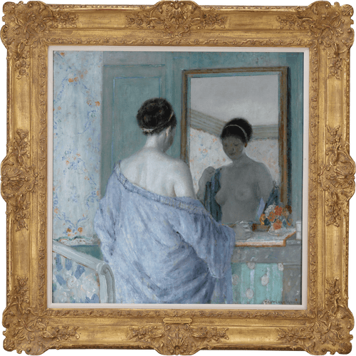 At the Mirror by Frederick Carl Frieseke