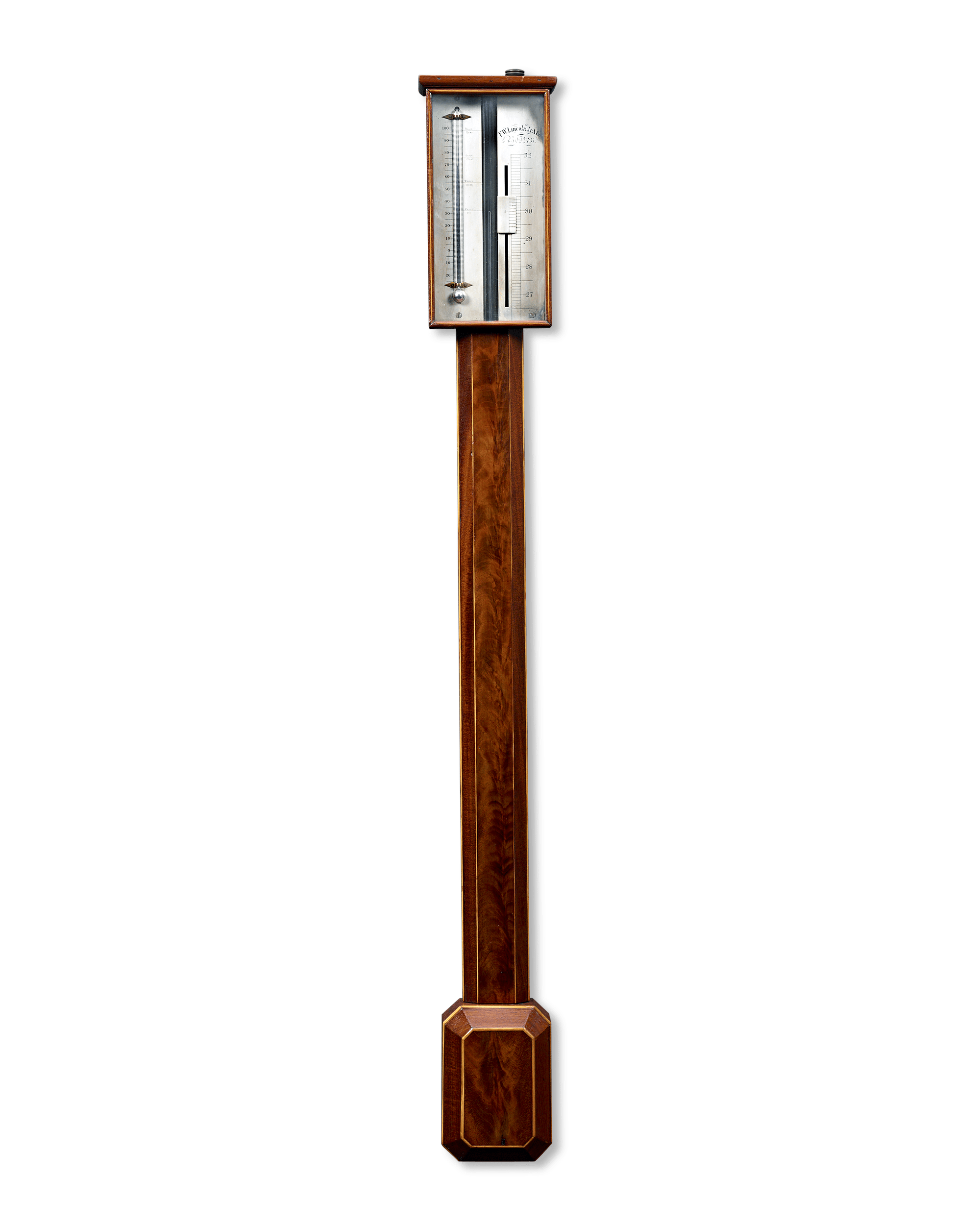 Barometer and Thermometer by F.W. Lincoln Jr. & Co.