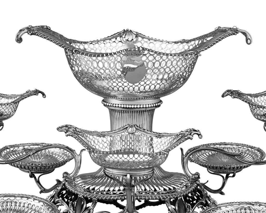 George III Silver Epergne by Thomas Pitts