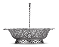George III Silver Cake Basket by William Plummer