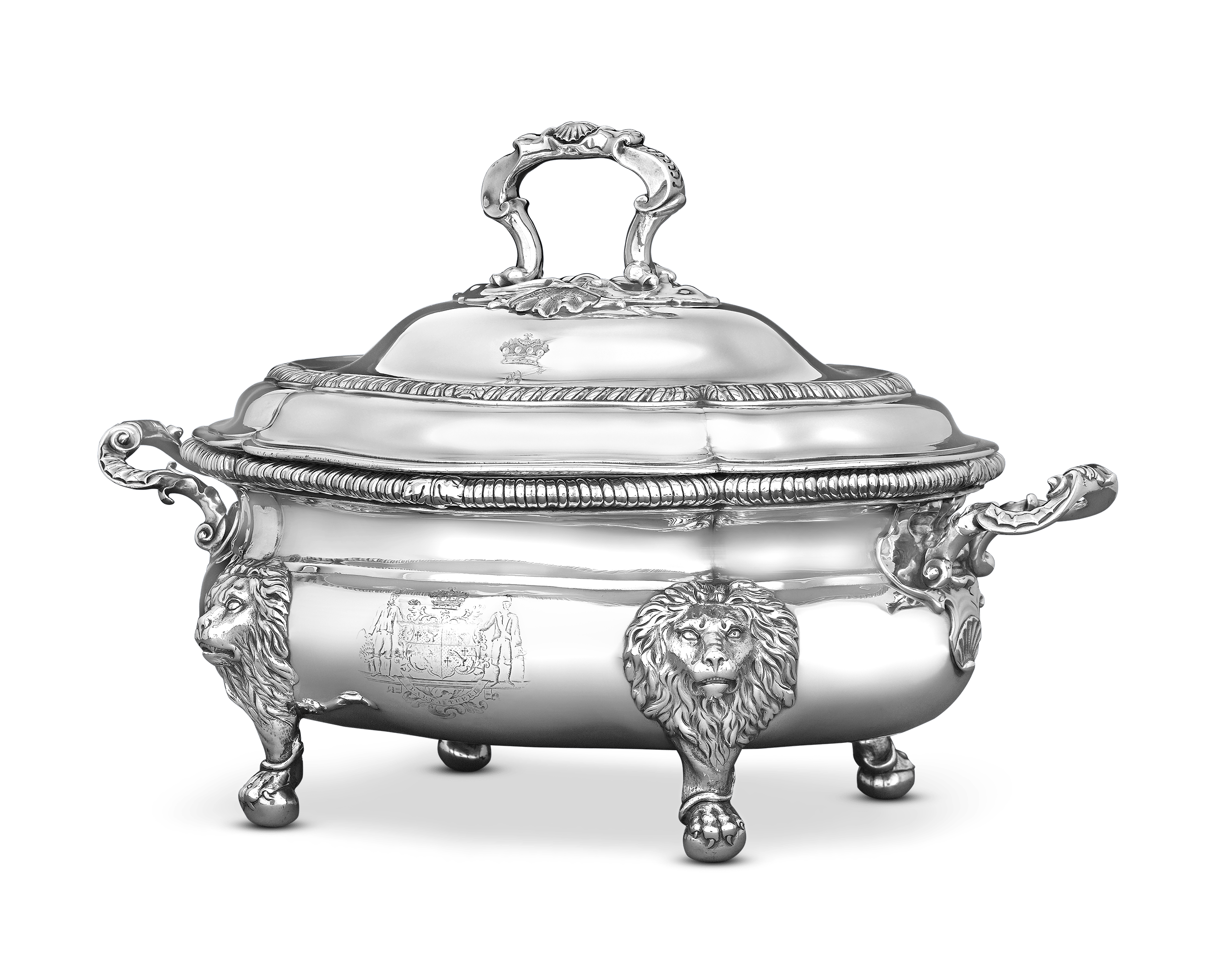 Silver Soup Tureen by Paul de Lamerie