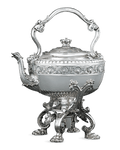 George III Silver Hot Water Kettle by Paul Storr