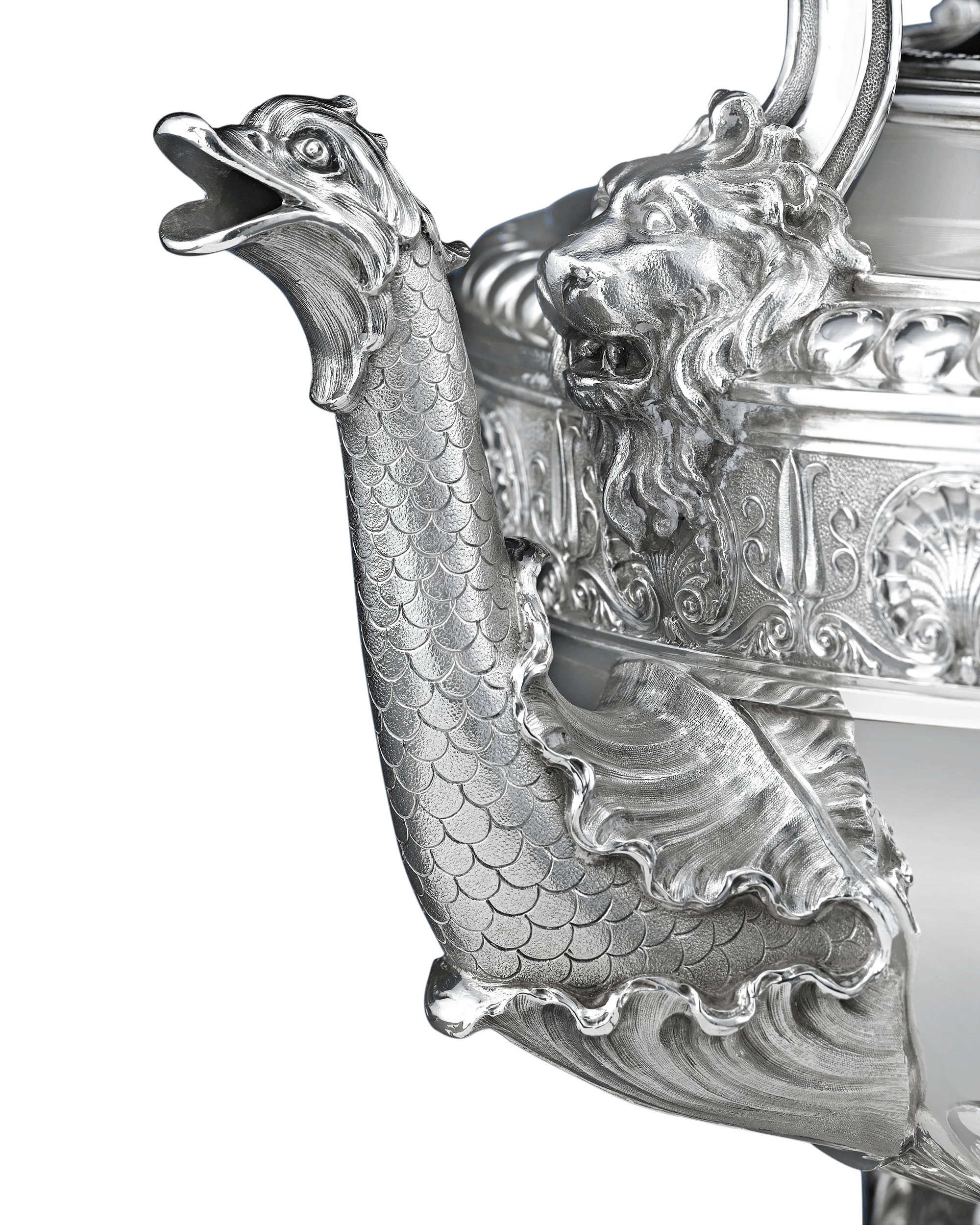 George III Silver Hot Water Kettle by Paul Storr