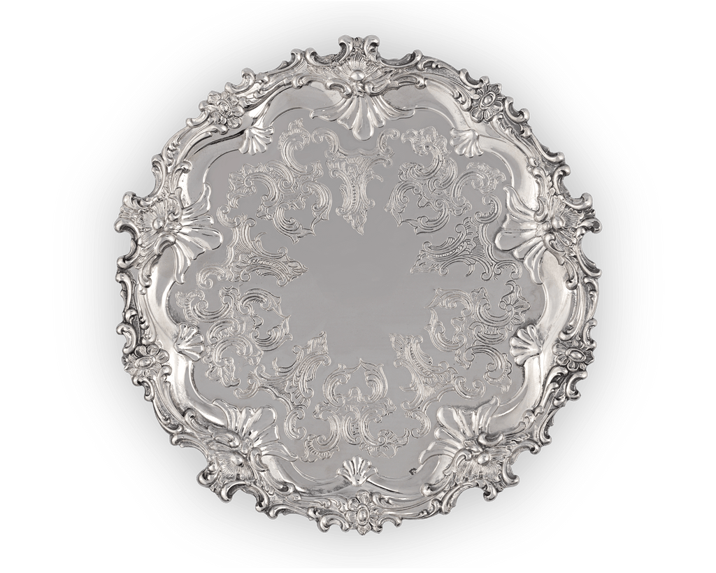 Silverplate Salver by Corbell & Co.