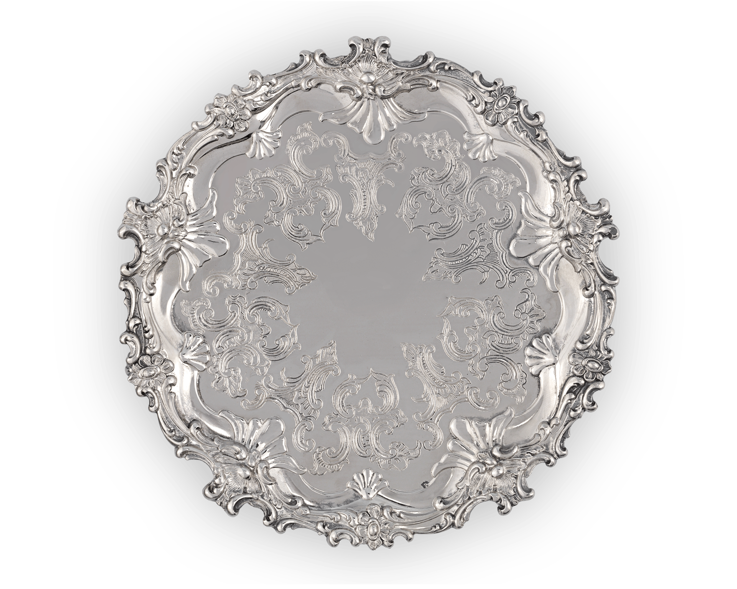 Silverplate Salver by Corbell & Co.