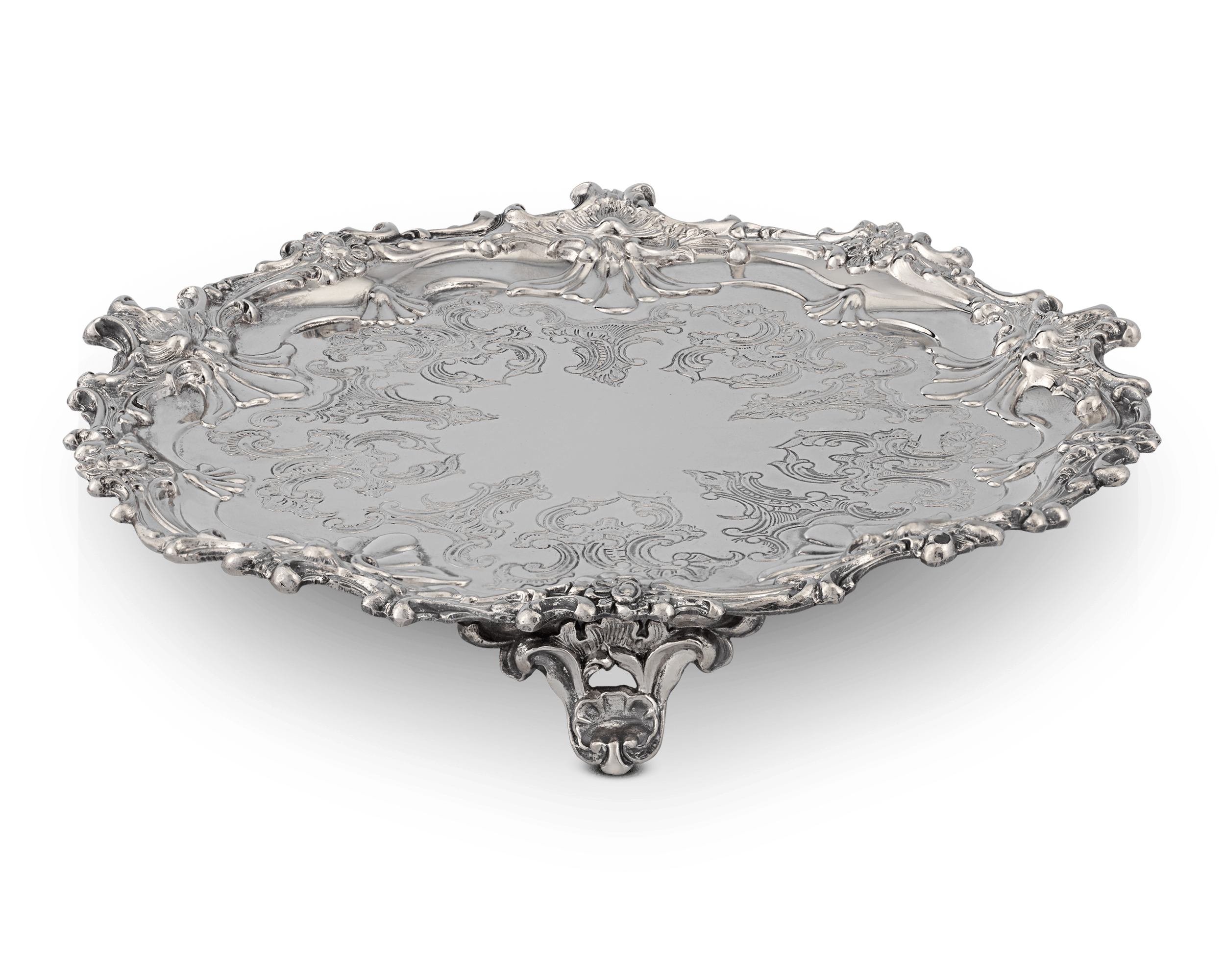 Silverplate Salver by Corbell & Co.