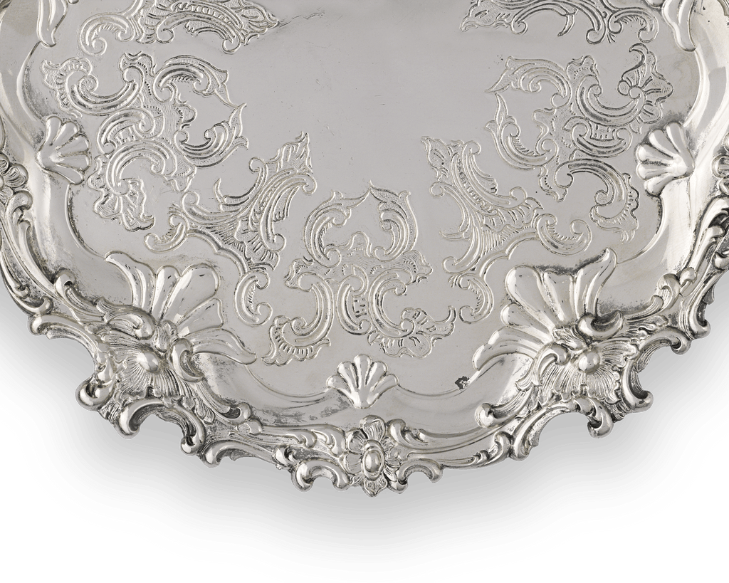 Silverplate Salver by Corbell & Co.