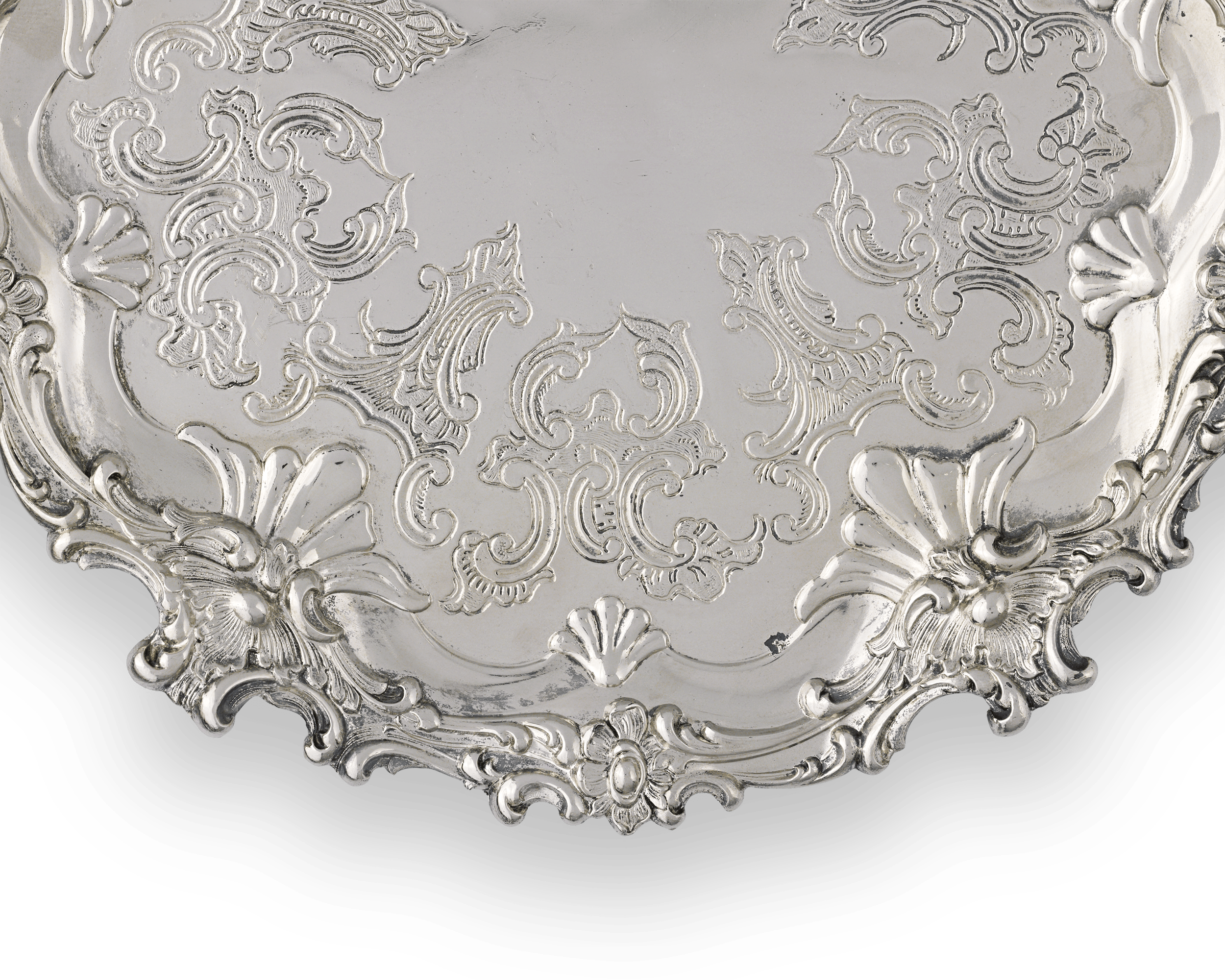 Silverplate Salver by Corbell & Co.