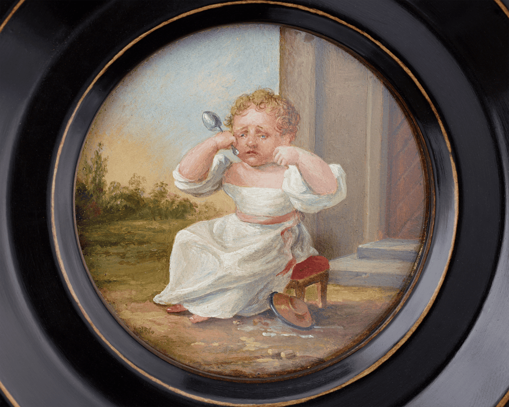 German Miniature Genre Scene
