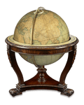 Terrestrial 30-inch Globe by W. & A.K. Johnston