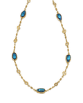Louis Comfort Tiffany Favrile Glass Scarab Necklace