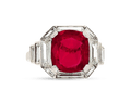 Brilliant-Cut Ruby Ring, 3.60 Carats