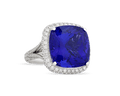 Tanzanite Convertible Pendant Ring, 22.43 Carats