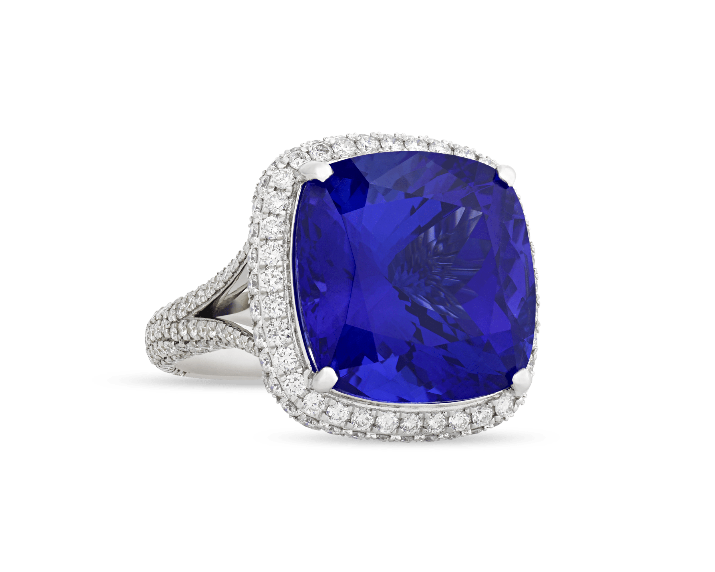 Tanzanite Convertible Pendant Ring, 22.43 Carats
