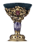 Italian Silver-Mounted Hardstone Centerpiece
