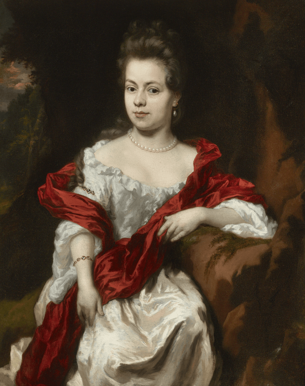 Portrait of Noble Lady by Nicolaes Maes