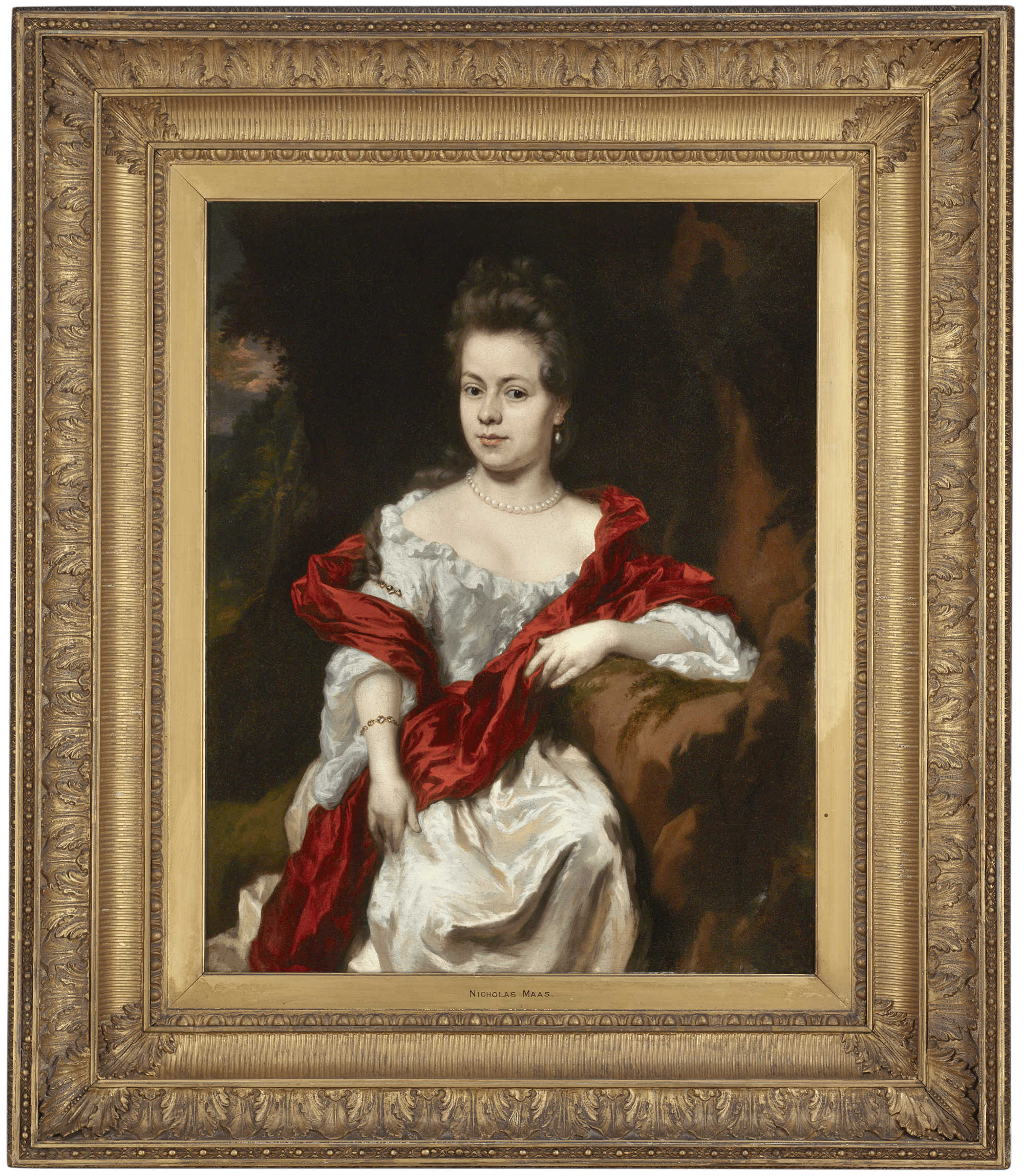 Portrait of Noble Lady by Nicolaes Maes