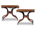 Regency-Period Rosewood Card Tables