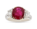 Burma Ruby Ring, 4.07 Carats