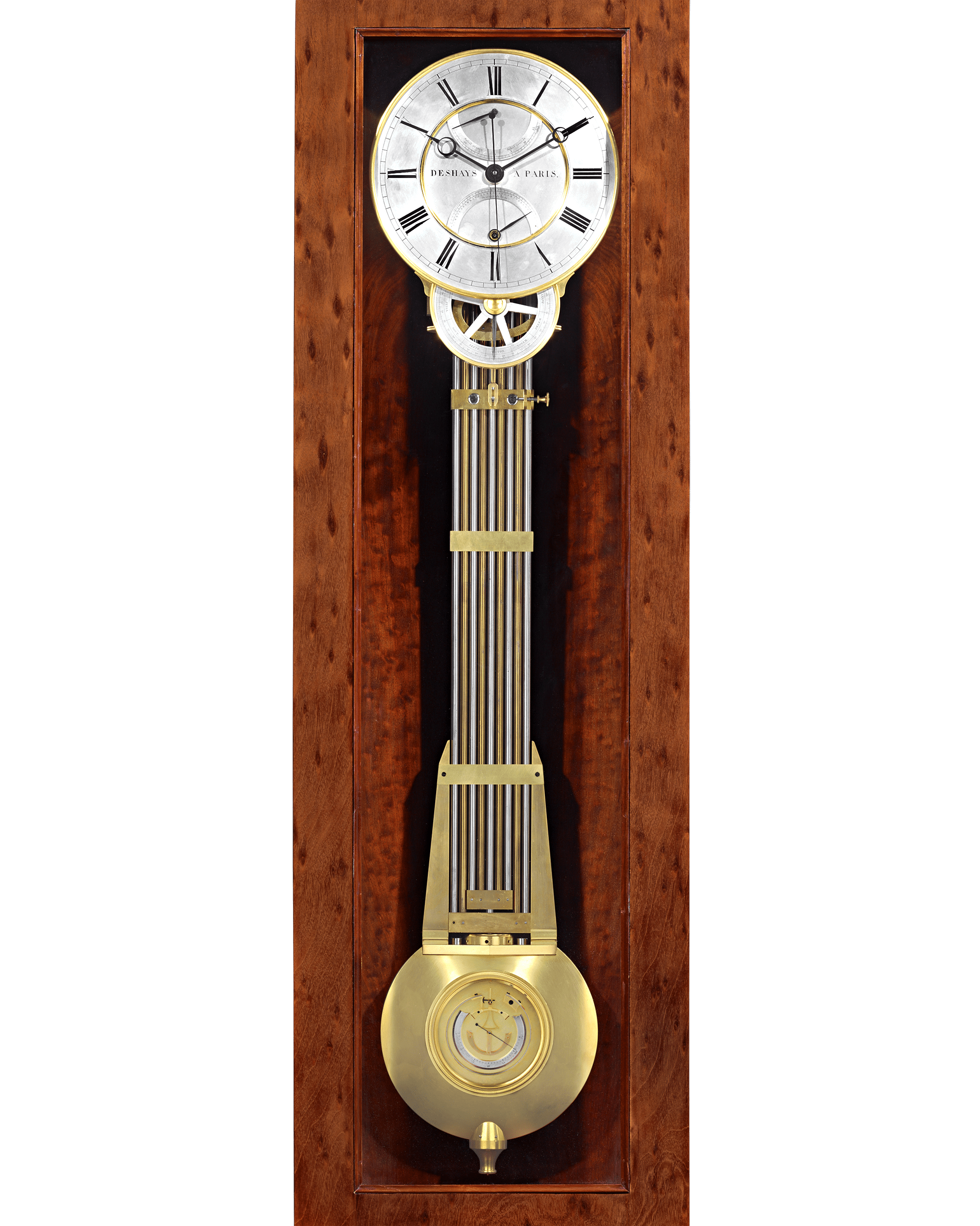 Month-Going Regulator Clock by Deshays à Paris