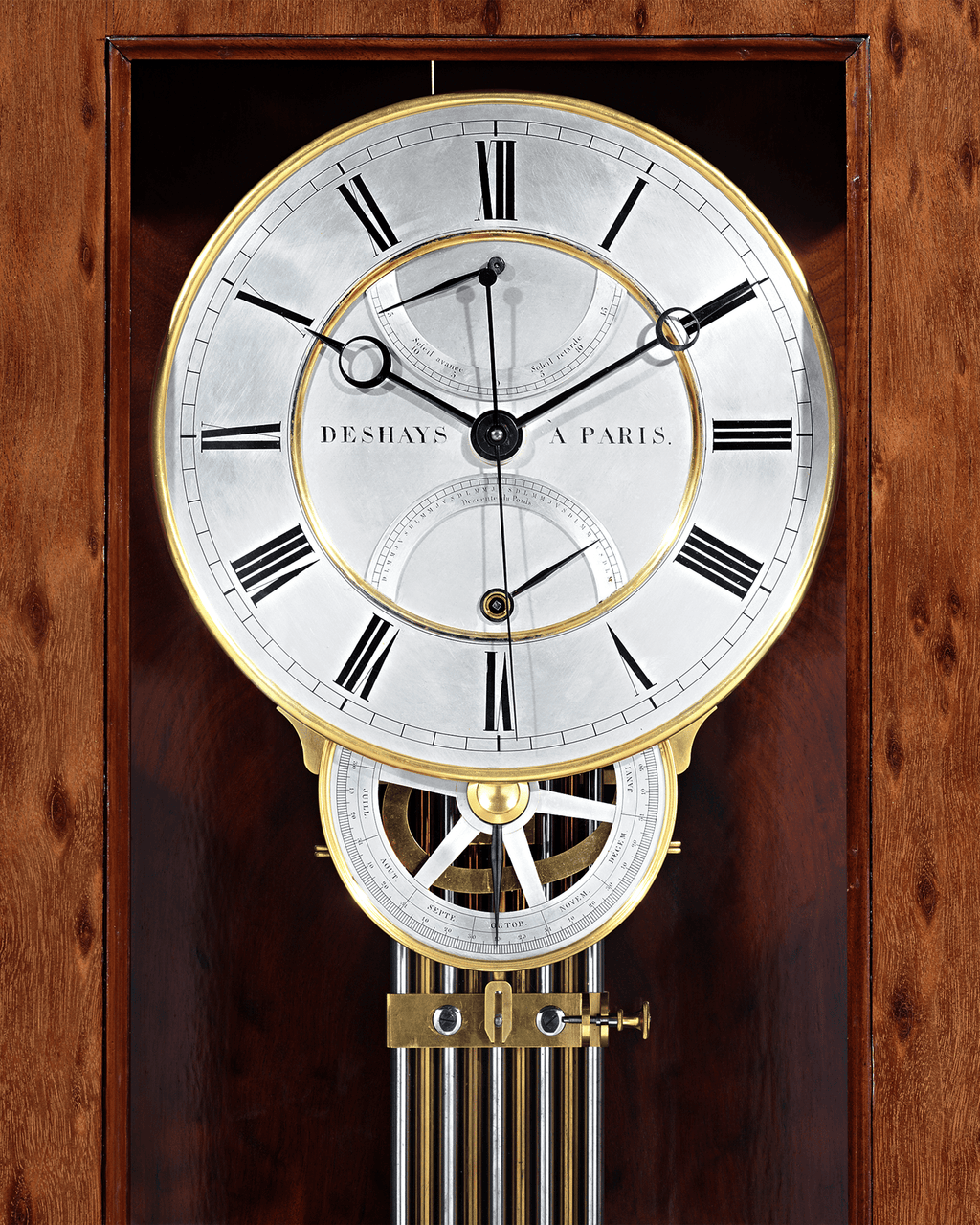 Month-Going Regulator Clock by Deshays à Paris