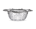Panel Pattern Cut Glass Bowl by Hawkes