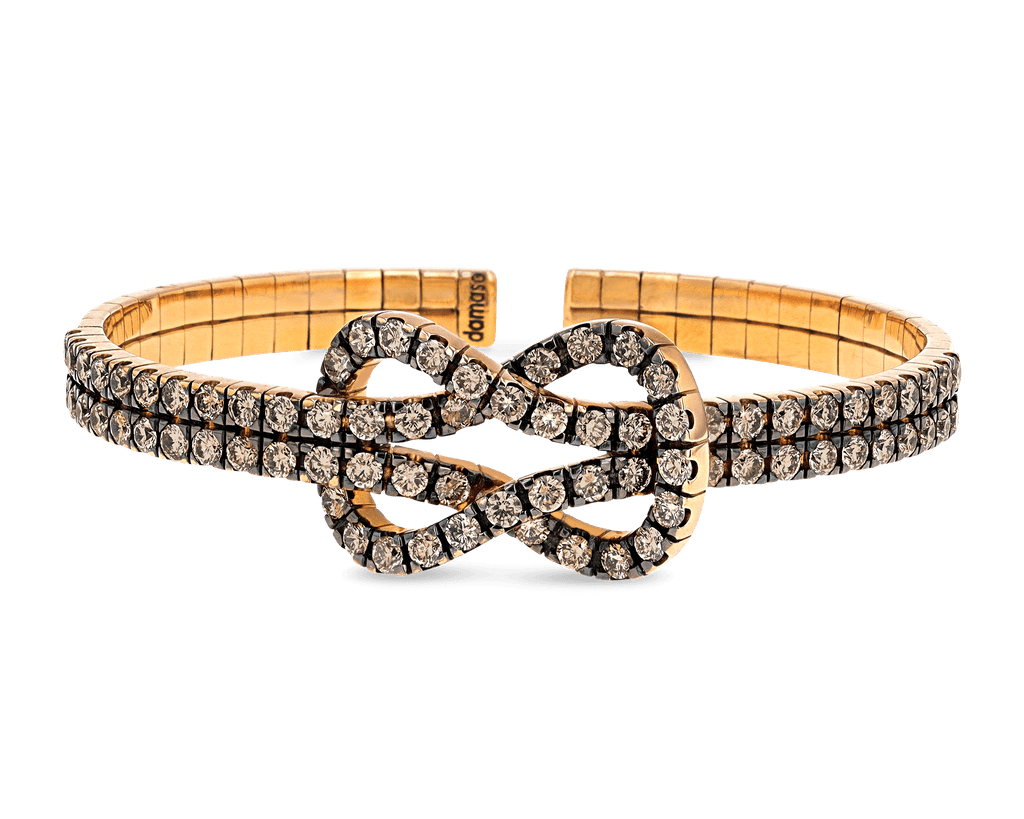 Dámaso Martinez Brown Diamond Cuff Bracelet, 5.24 Carats