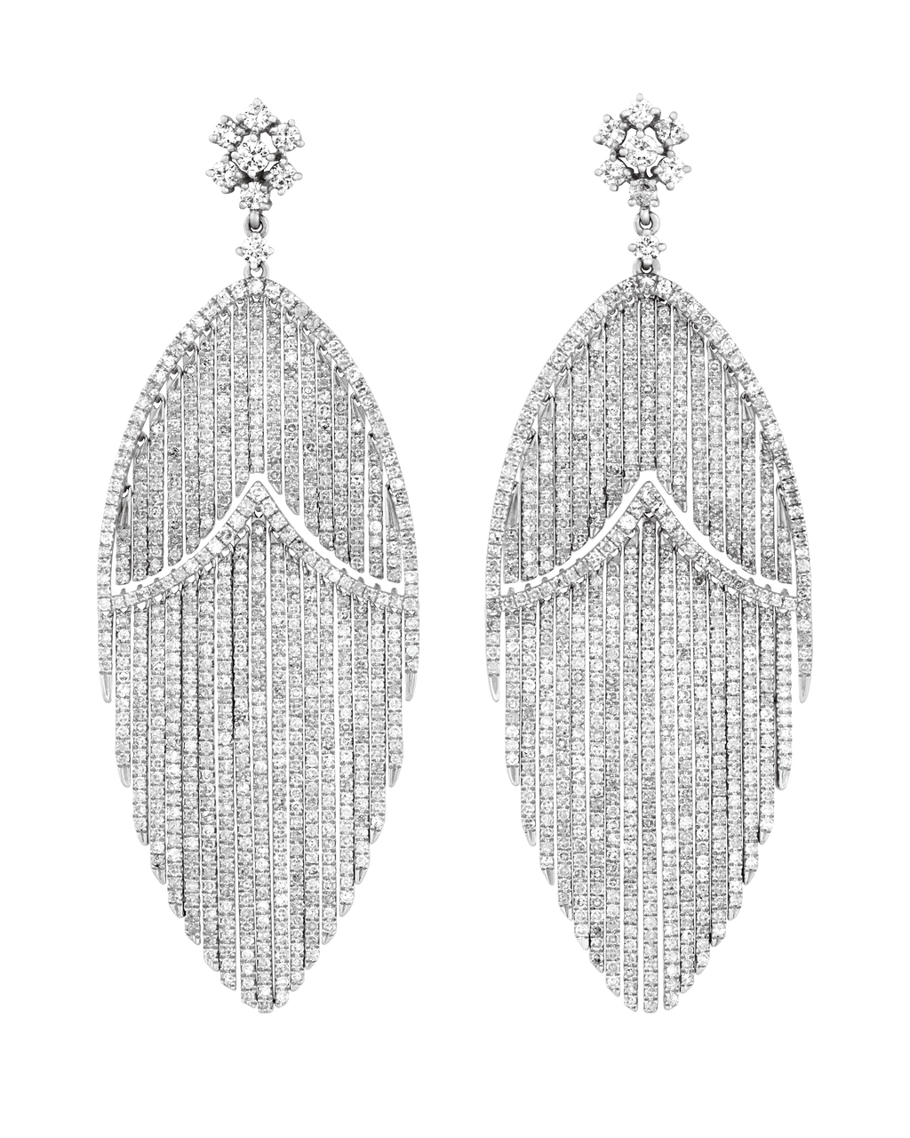 Diamond Earrings, 5.74 carats