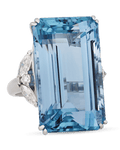 Emerald-Cut Aquamarine Ring, 43.37 Carats