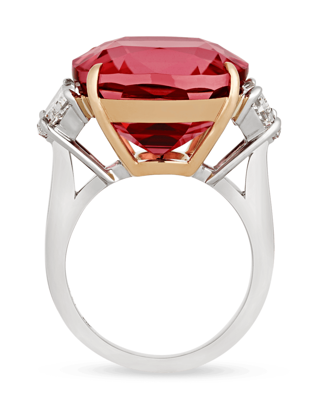 Peach Tourmaline Ring, 19.74 Carats