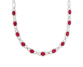 Oval Ruby Necklace, 16.05 Carats