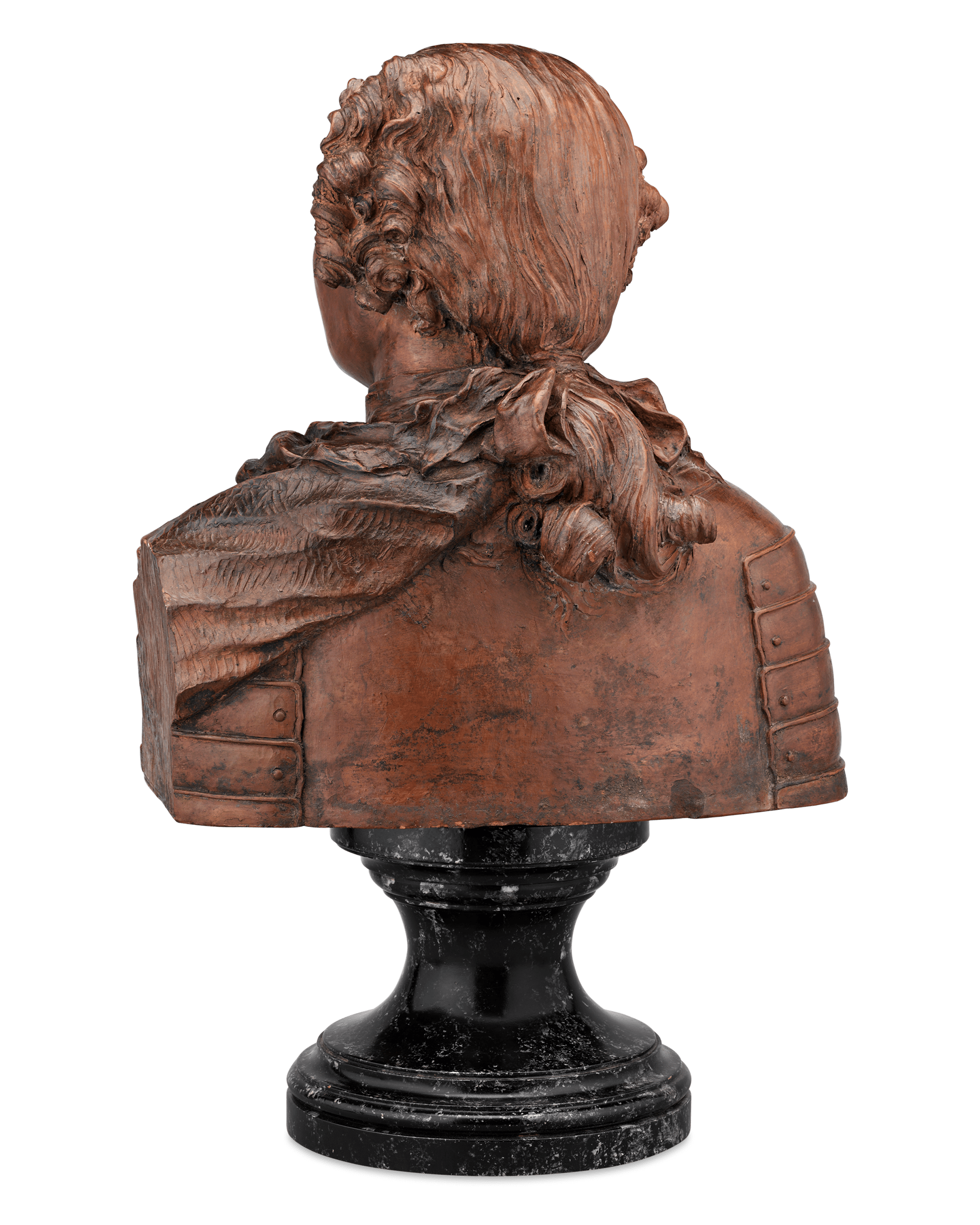 Terracotta Bust of King Louis XV after Lemoyne