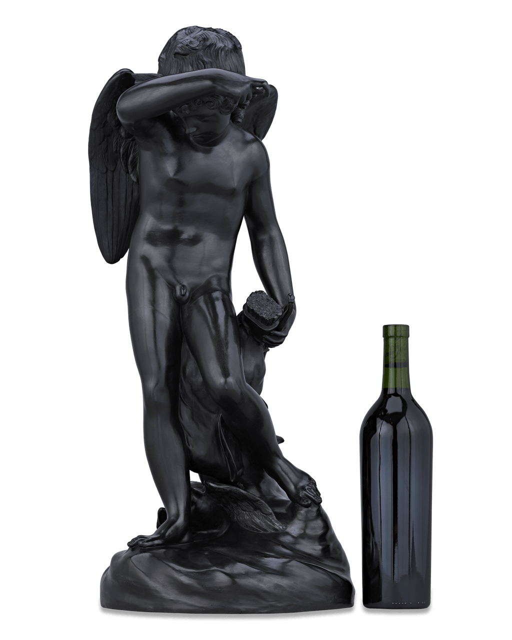 Wedgwood Black Basalt Figure of Cupid
