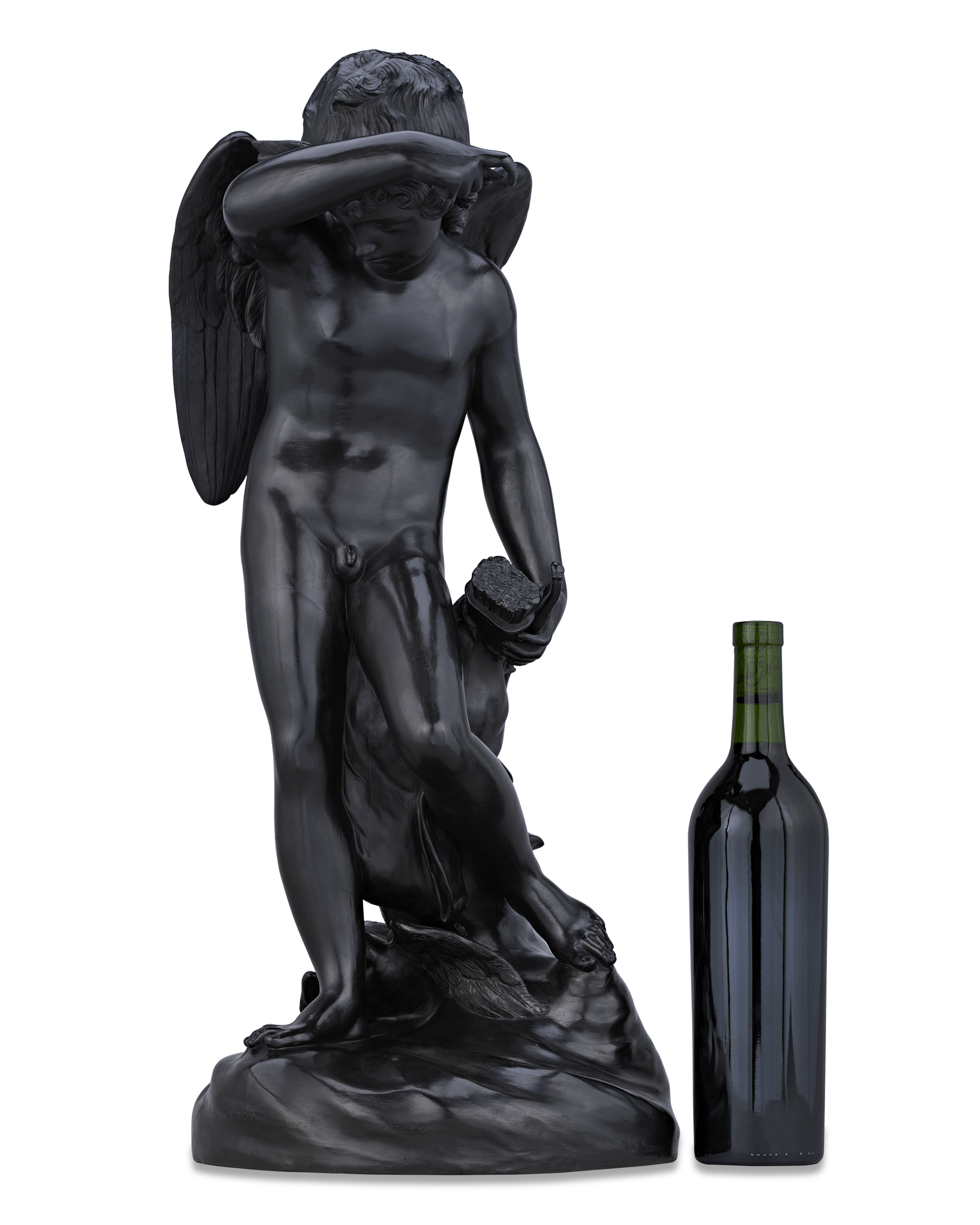 Wedgwood Black Basalt Figure of Cupid